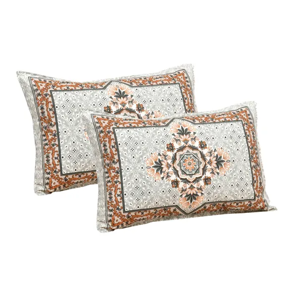 Orange_Cotton_Kaleen_Classic_Double_Bedsheet_With_Pillow_Cover_100_X_108_Cm